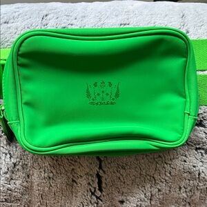 Tata Harper Neon Green Neoprene Belt Bag